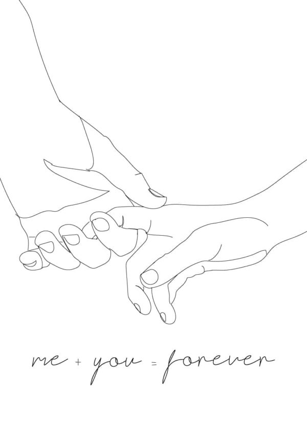 Me and you forever poster